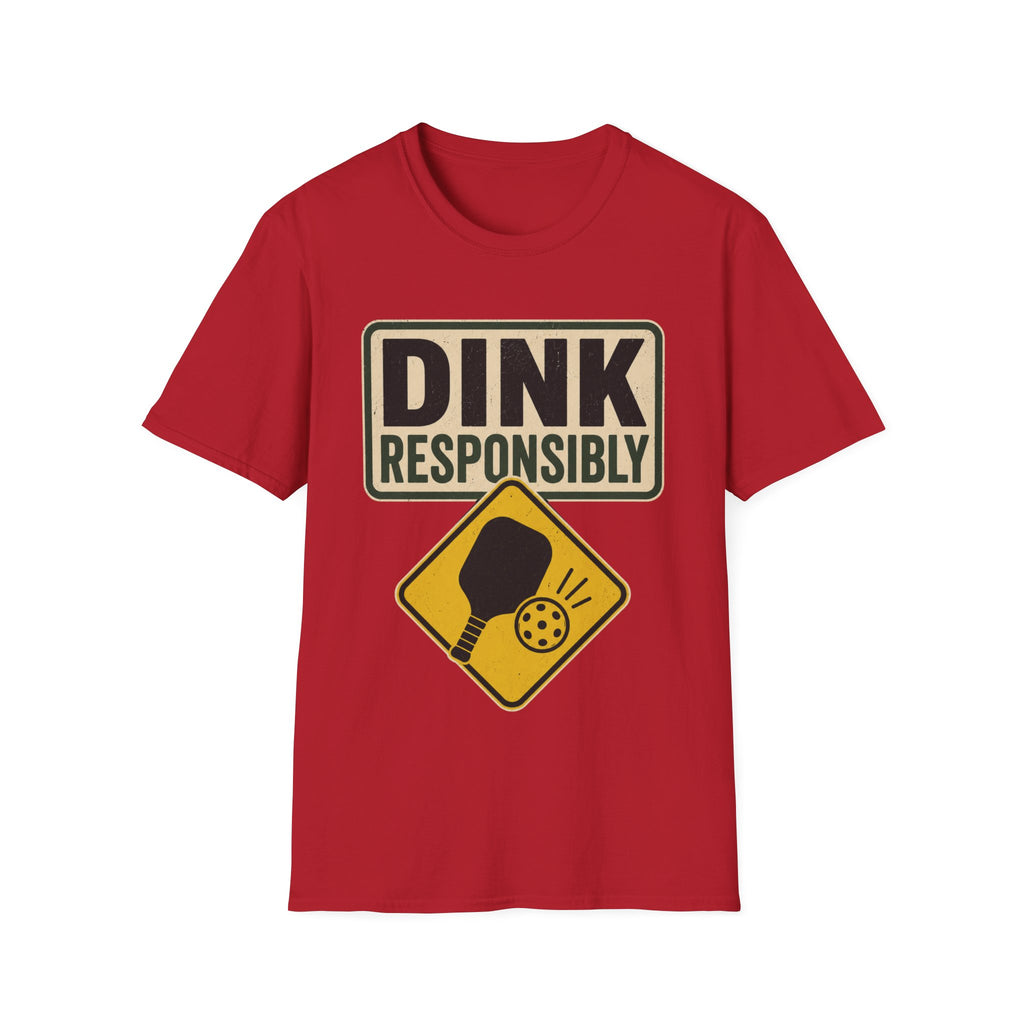 Dink responsibly hazard T shirt