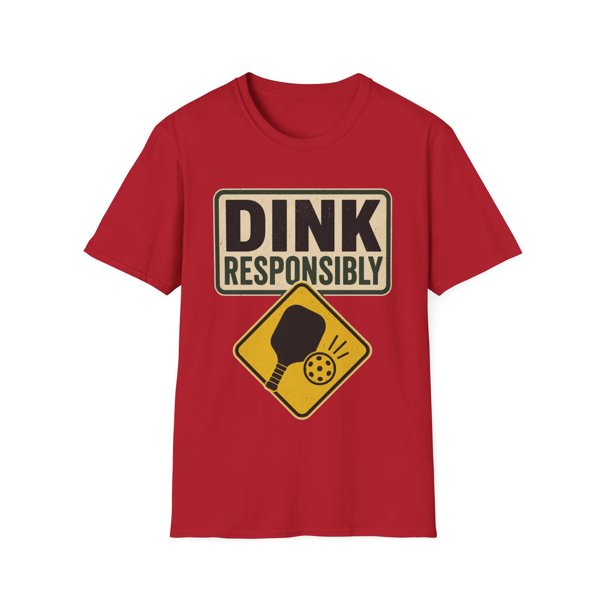 Dink responsibly hazard T shirt