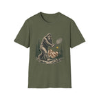 Big Foot playing Tennis T Shirt