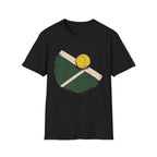 Tennis ball on the Line Graphic T shirt
