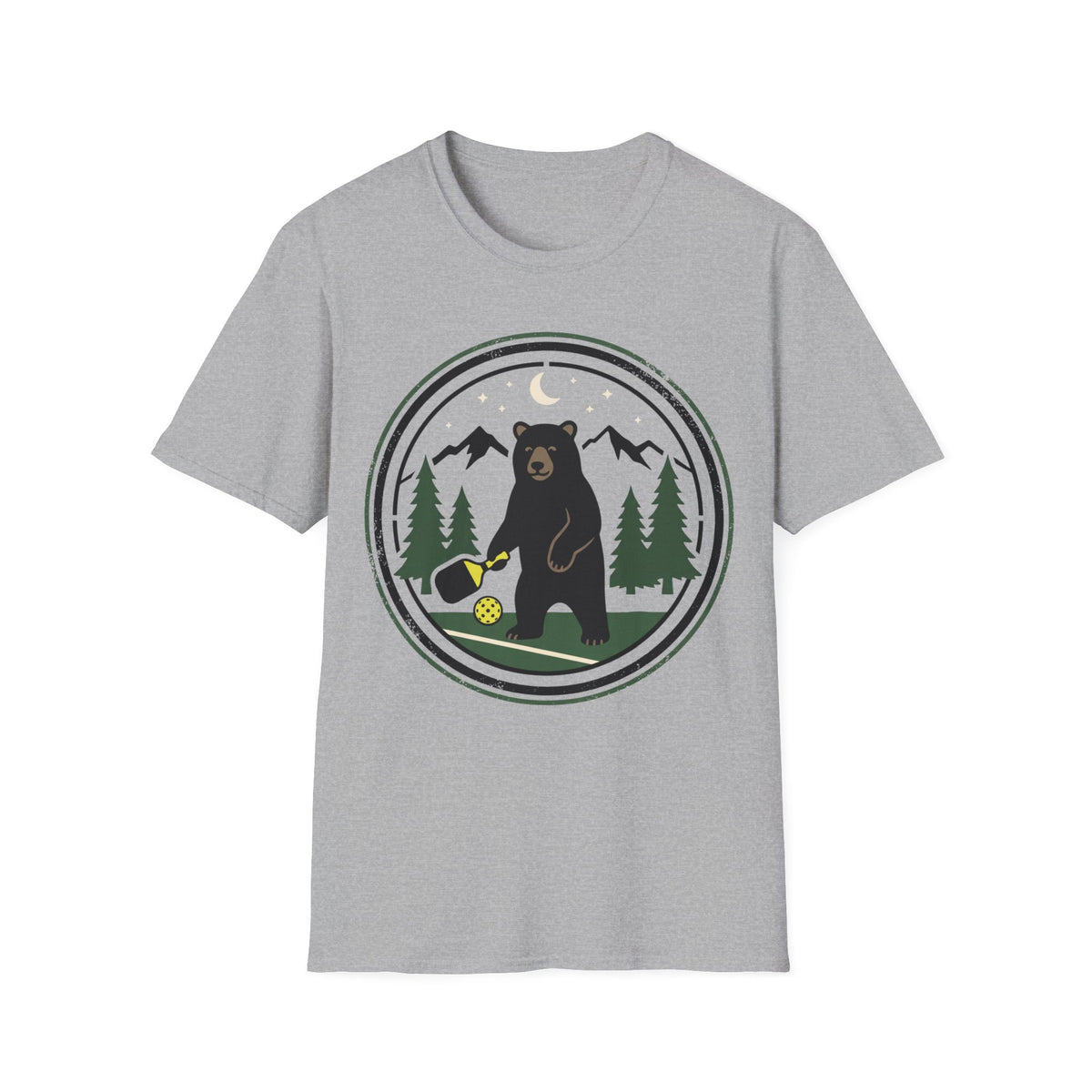 Bear playing pickeball  T shirt