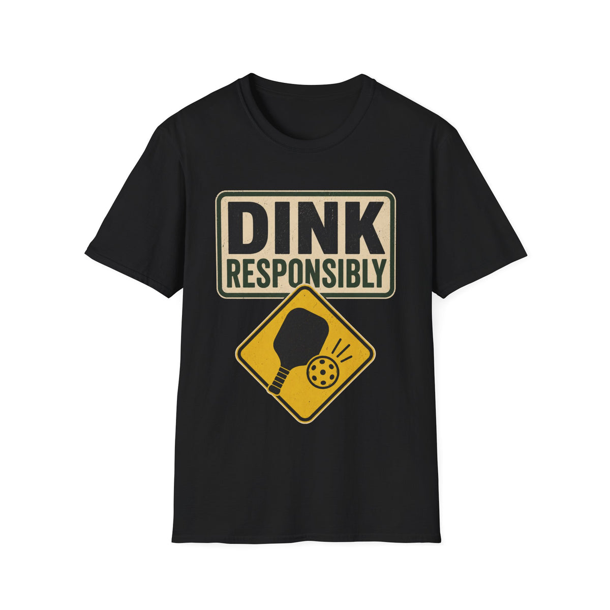 Dink responsibly hazard T shirt