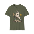 Mountain goat playing pickleball T shirt