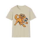 Dog playing pickleball T shirt