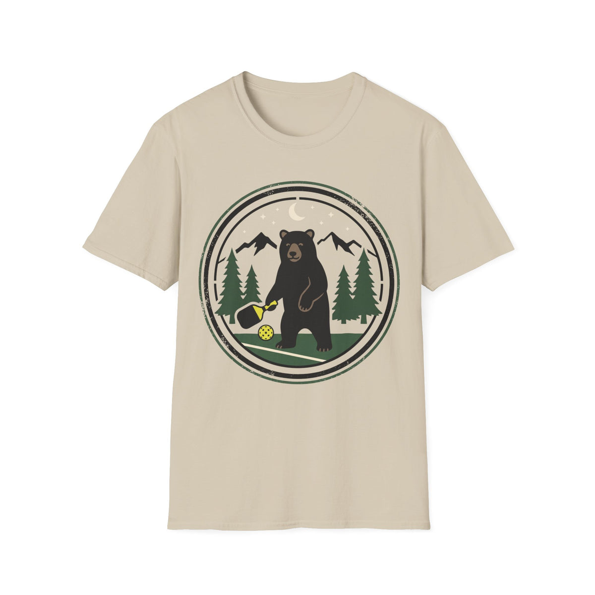 Bear playing pickeball  T shirt