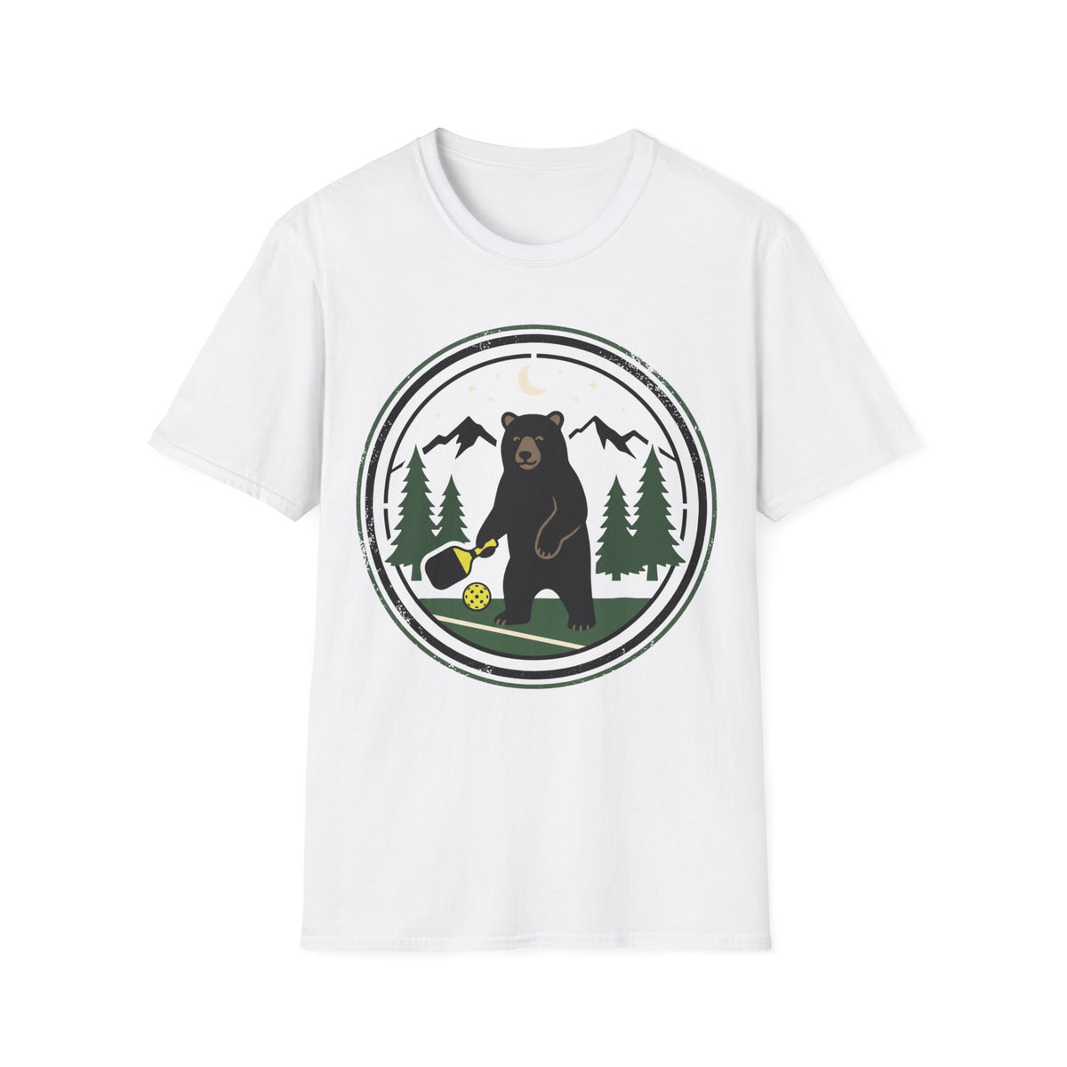 Bear playing pickeball  T shirt