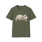 Turtle playing pickleball T shirt