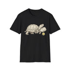 Turtle playing pickleball T shirt
