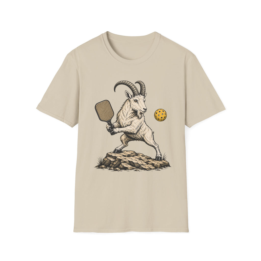 Mountain goat playing pickleball T shirt