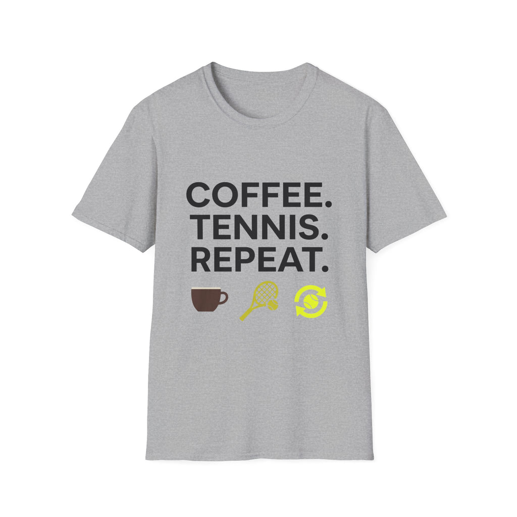 Coffee Tennis Repeat T Shirt