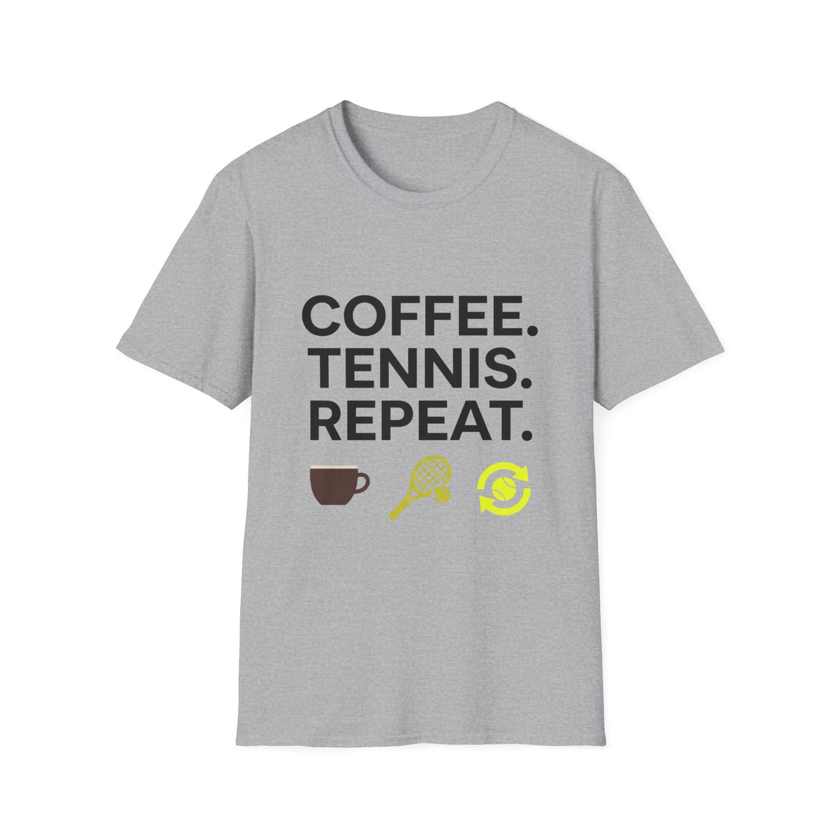 Coffee Tennis Repeat T Shirt