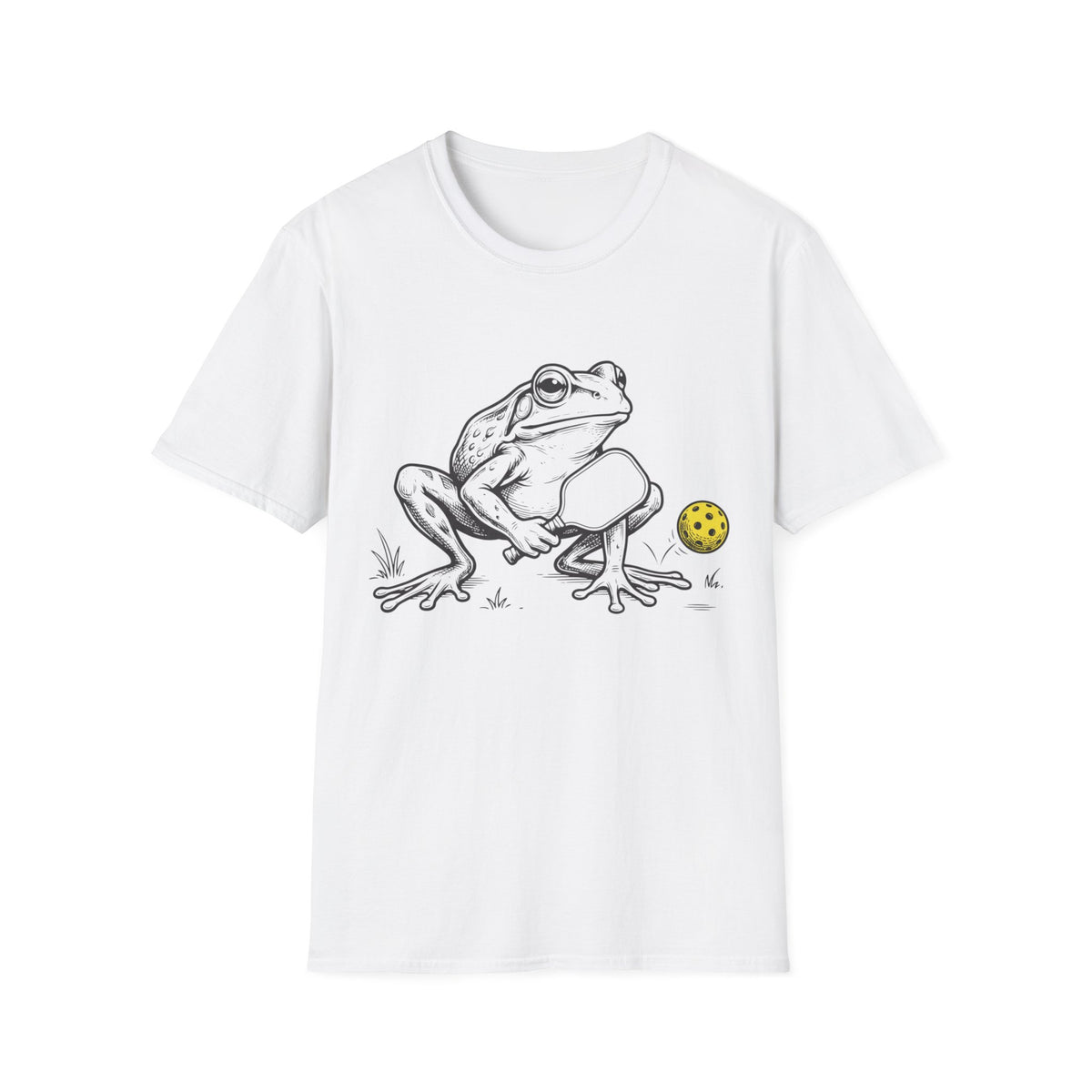 Frog playing pickleball T shirt