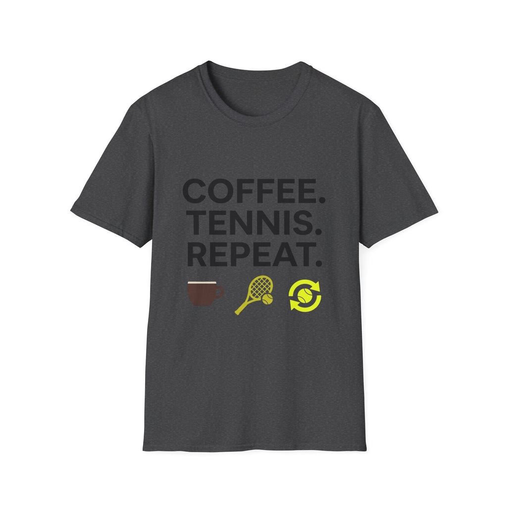 Coffee Tennis Repeat T Shirt