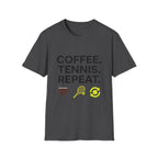Coffee Tennis Repeat T Shirt