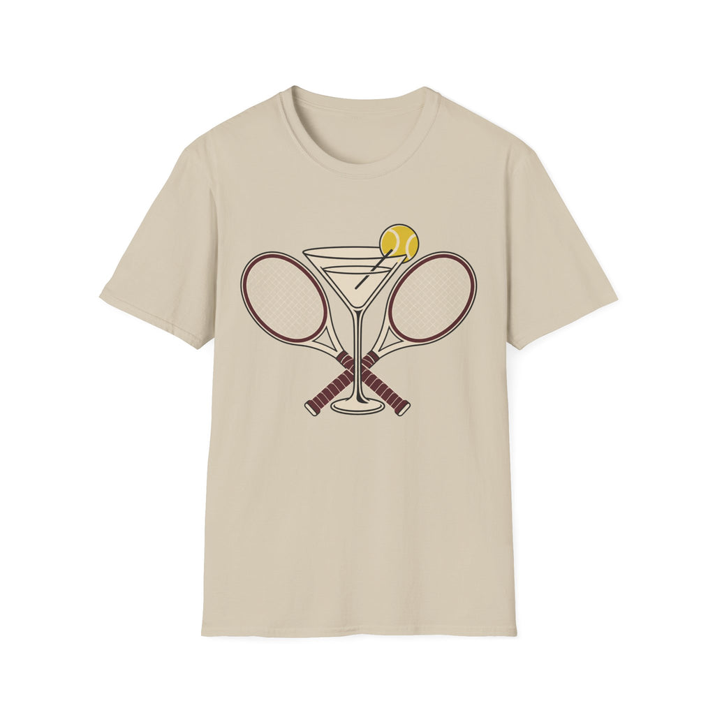 Tennis Wine glass T Shirt