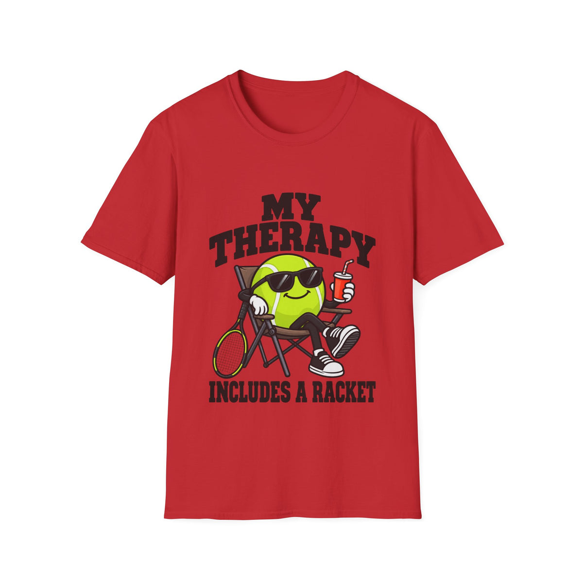 My Therapy includes a racket  T shirt