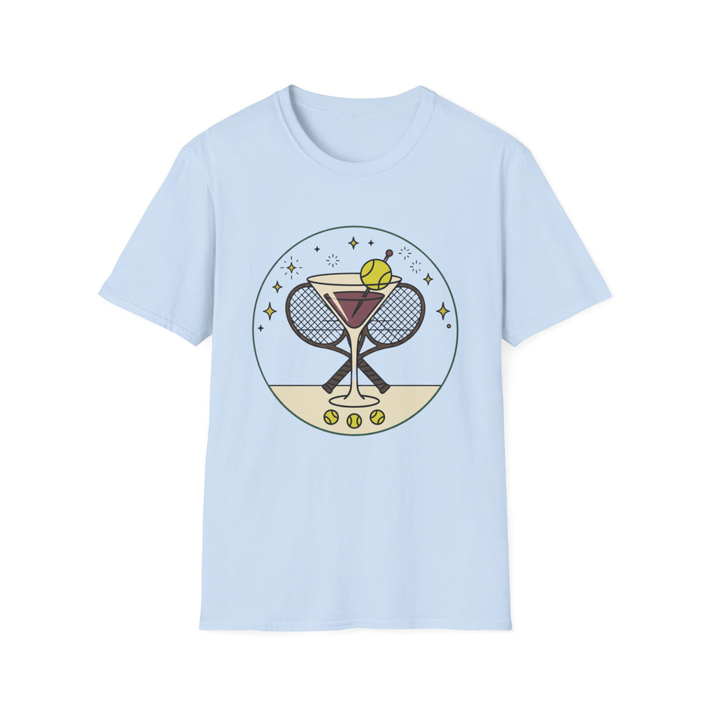Tennis Wine Drink T Shirt
