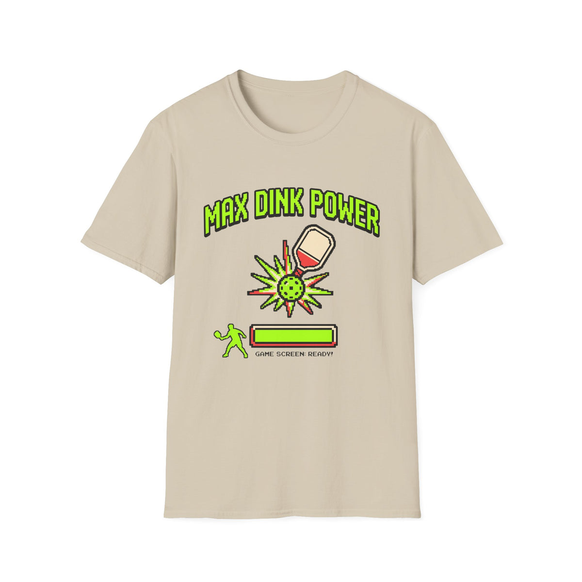 Max Dink Power retro arcade T shirt