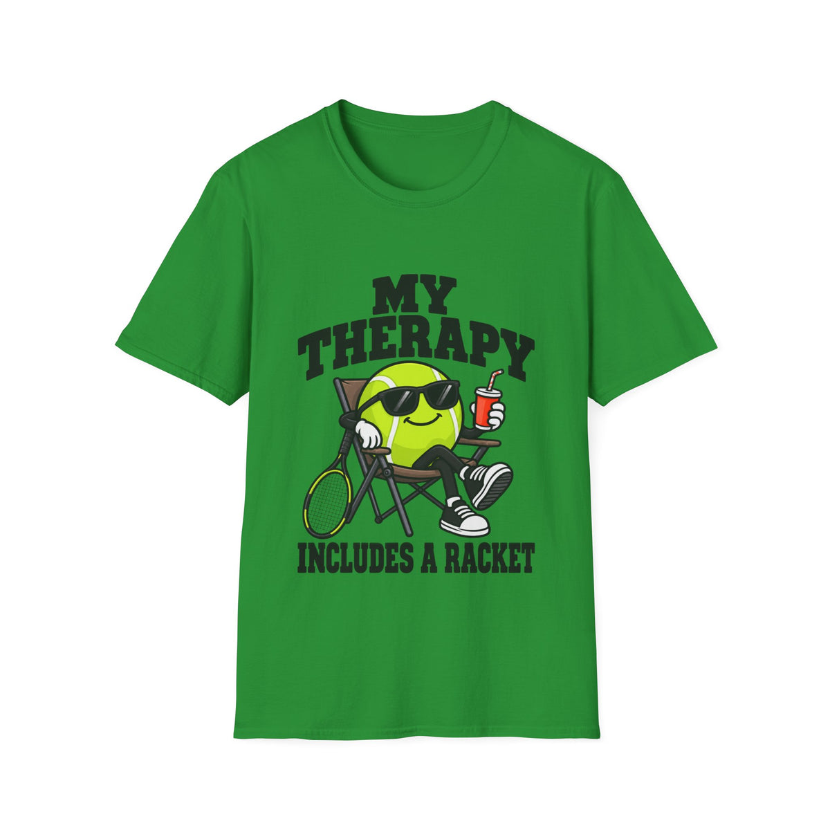 My Therapy includes a racket  T shirt
