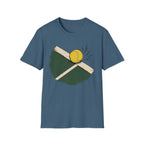 Tennis ball on the Line Graphic T shirt