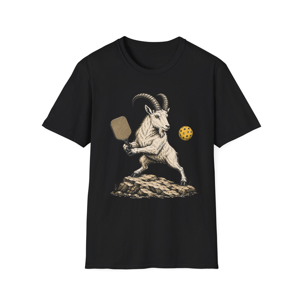 Mountain goat playing pickleball T shirt