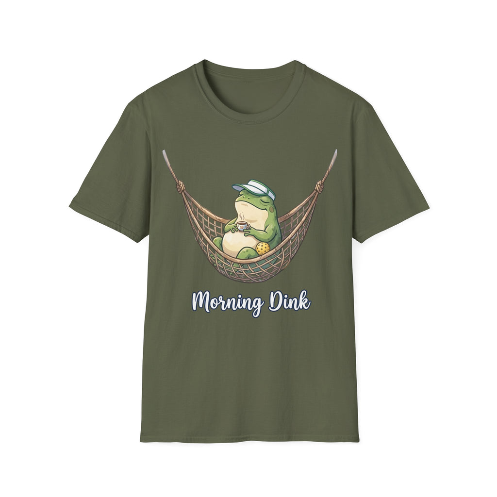 Morning Dink Frog T shirt