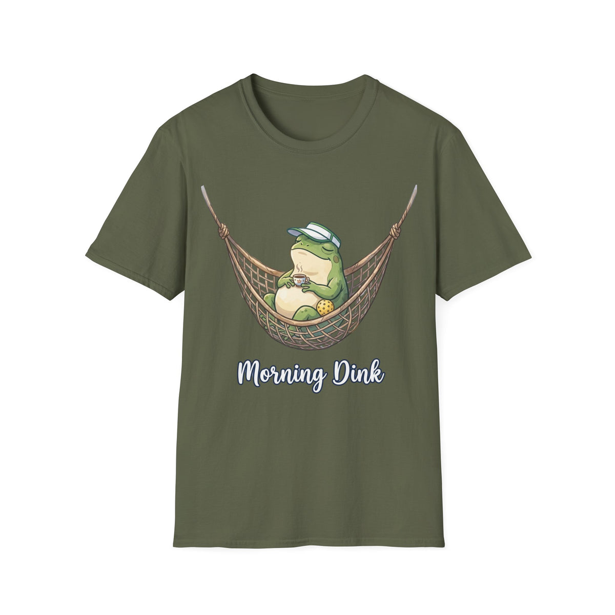 Morning Dink Frog T shirt