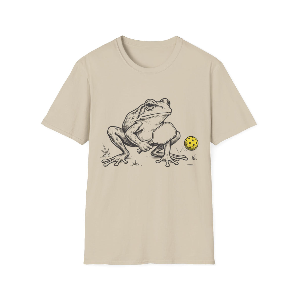 Frog playing pickleball T shirt