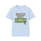 Game Set Match Retro Gaming T shirt