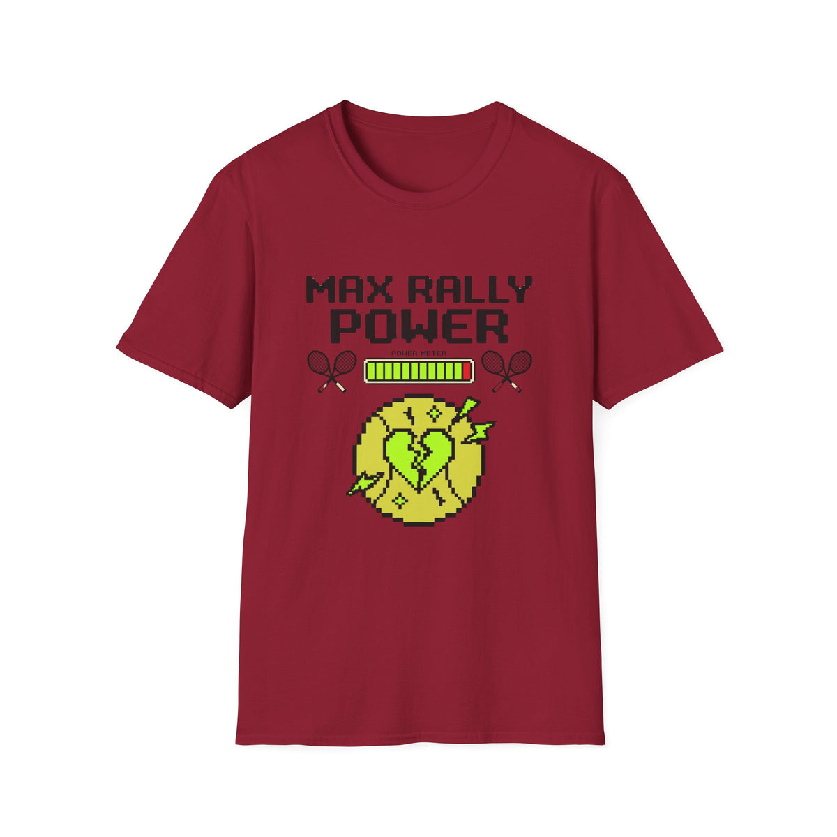 Max Rally Power Retro Gaming T Shirt