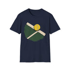 Tennis ball on the Line Graphic T shirt